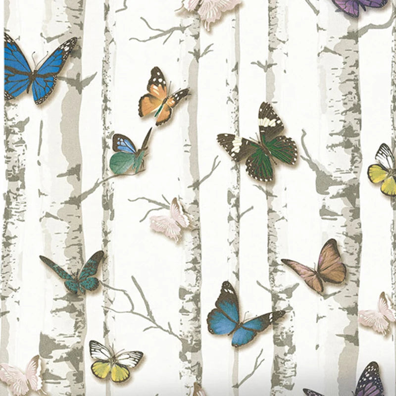 Peel Stick Wallpaper Removable Butterfly Contact Paper Decorative Qme