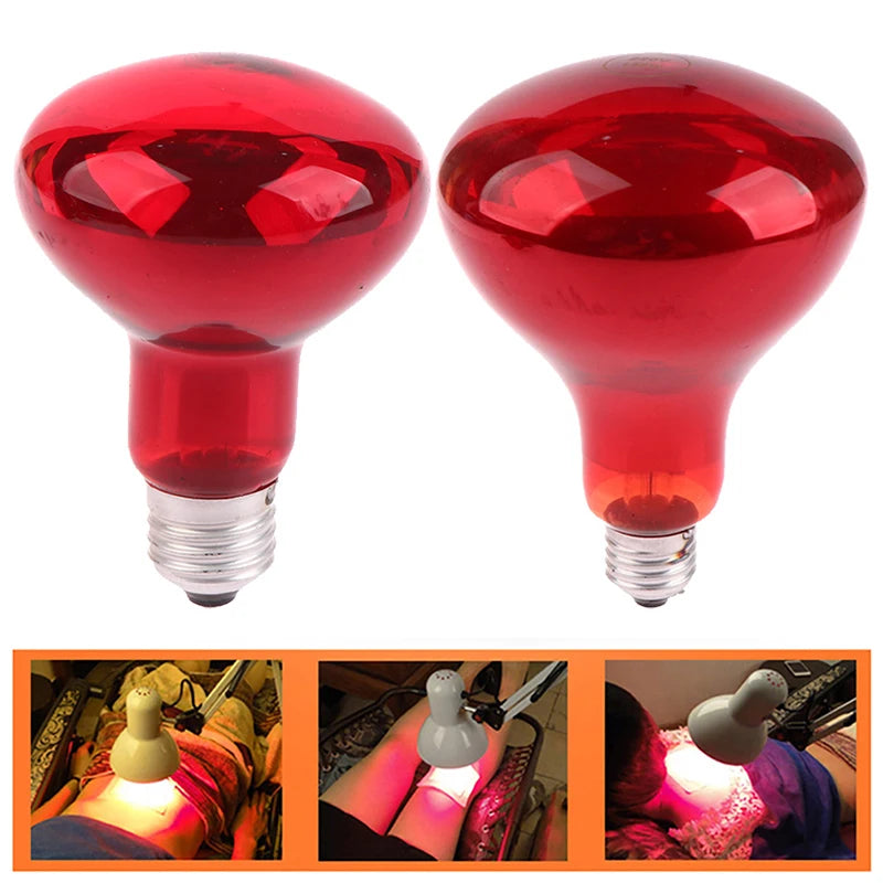 100W 150W Heating Therapy Red Lamp Body Neck Ache Muscle Joint Qme
