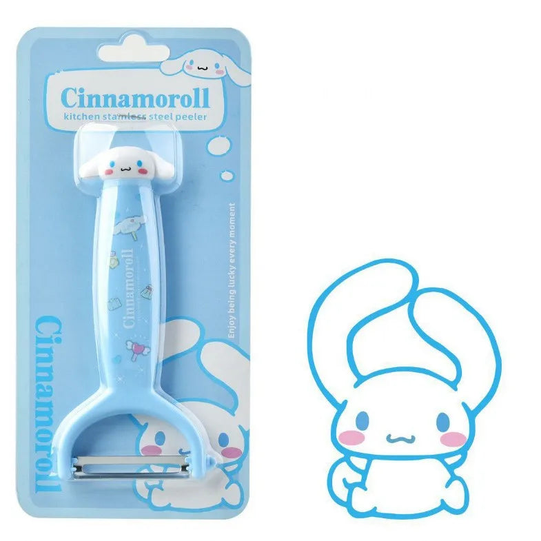 Hello Kitty New Japanese-Style Cute Peeler Stainless Steel Cartoon Peeler Kitchen Peeling Tool Qme 4