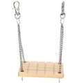 Wooden Hamster Swing Hammock Hanging Cage Toy Small Pet Exercise Bed for Hamster Gerbil Mouse Cage Accessories Chew Molar Toy Qme A