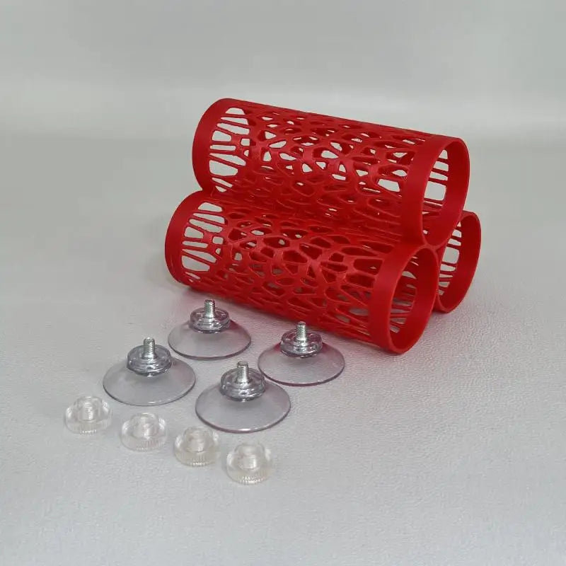 Suction Cup Fish Aquarium Hideout Resting Tube Bed Tunnel Hollow Qme A6