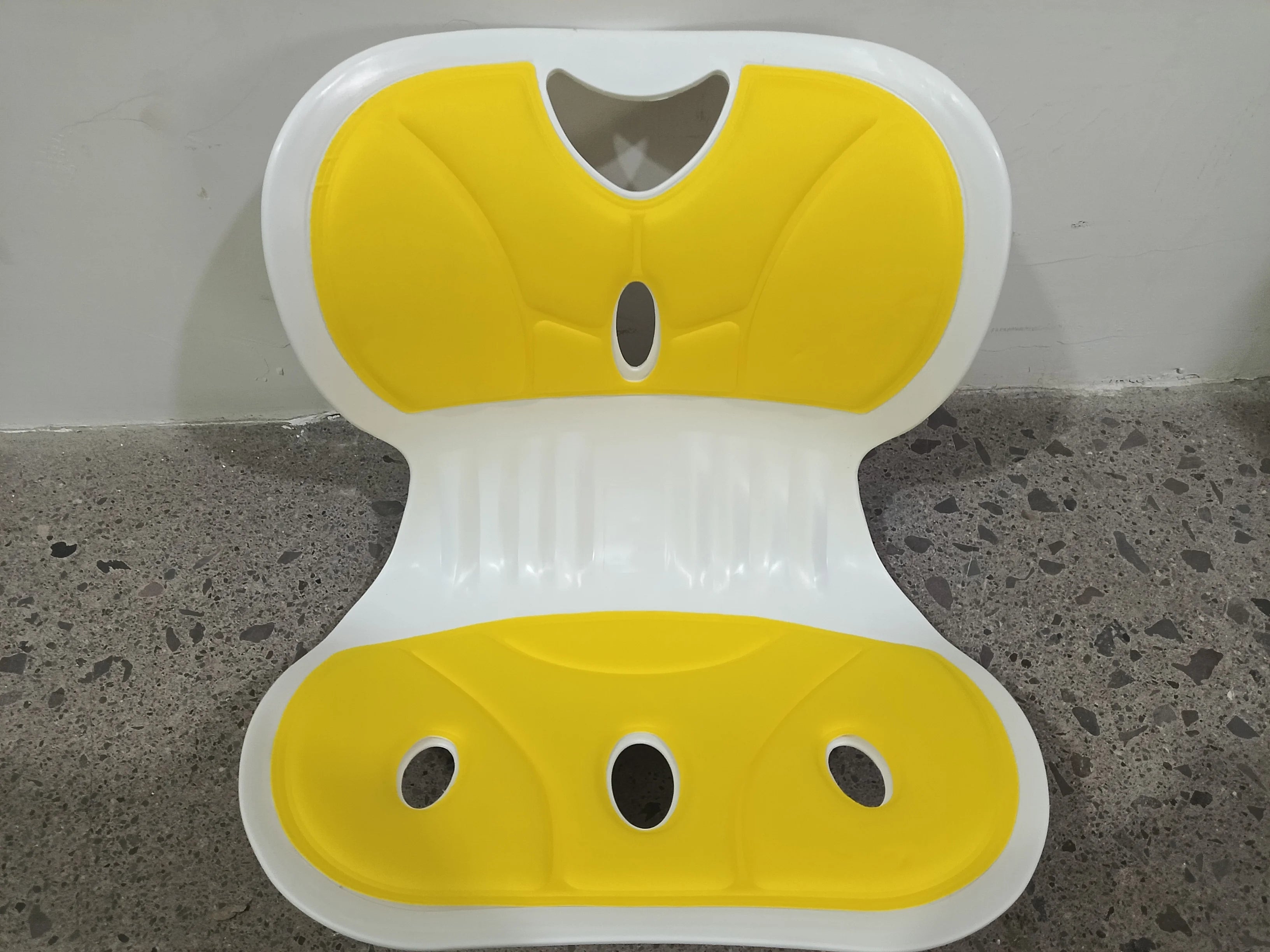 Back Support Cushion, Office Cushion, Back Support Chair, Student And Children's Correction Cushion, Ergonomic Chair Qme dark yellow 1PC