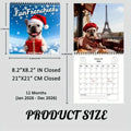 Calendar 2026 With Holidays Weekly Daily French Bulldog 2026 Calendar Planner For Home Office School Dorm Qme as shown