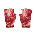 Meat Design Winter Autumn Men's Fun Pork Belly Pattern Gloves Women's Qme style8 One Size