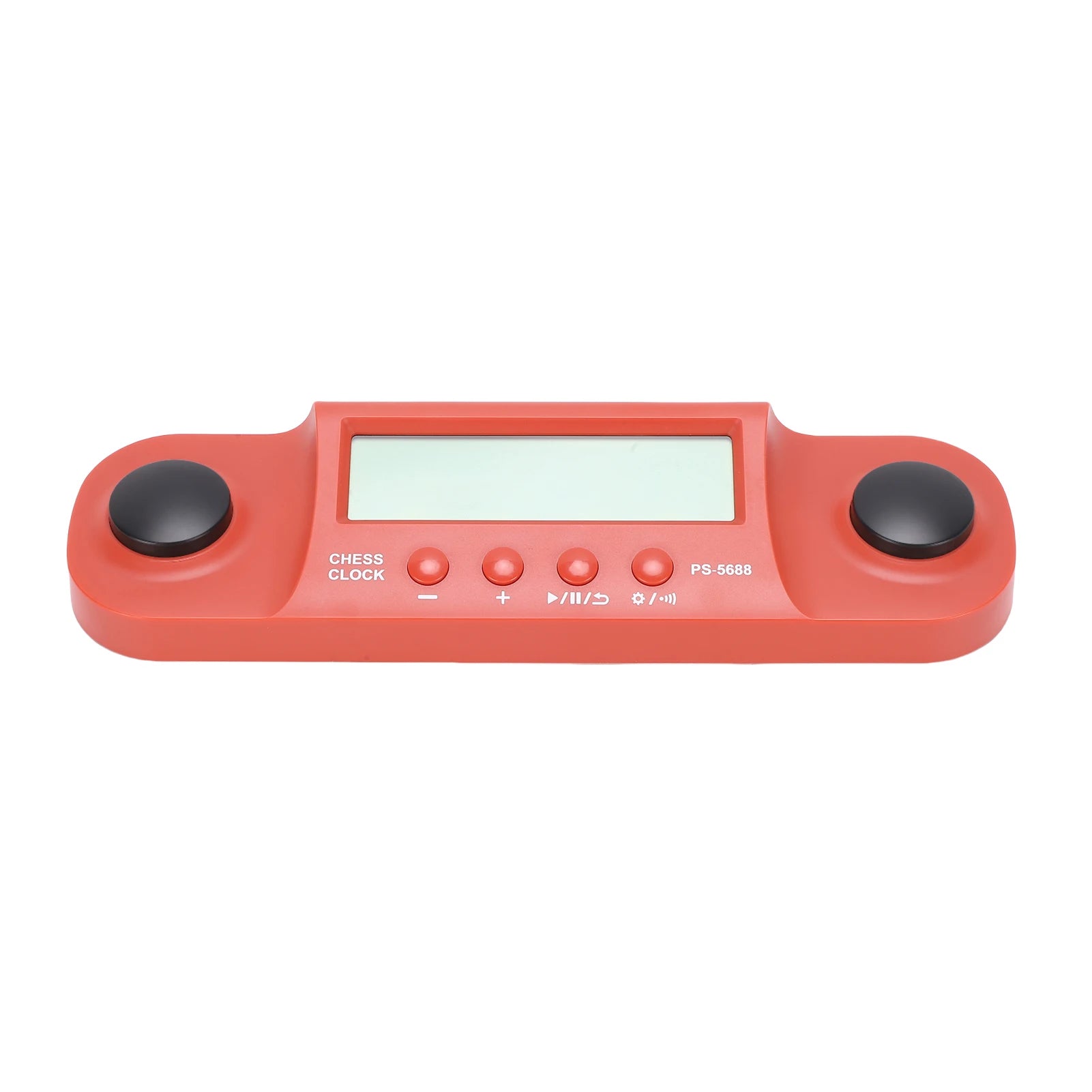 Chess Timer Digital Game Countdown Stopwatch Portable Clock for Chess with LCD Display for Tournaments Training Qme Red