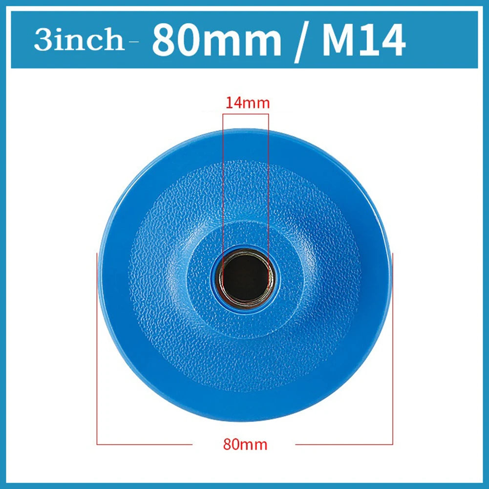 3/4inch Polishing Pad Sanding Disc Backing Pad Adhesive Disc Car Paint Care M10/M14/M16 Thread Polishing Discs Qme 3inch M14