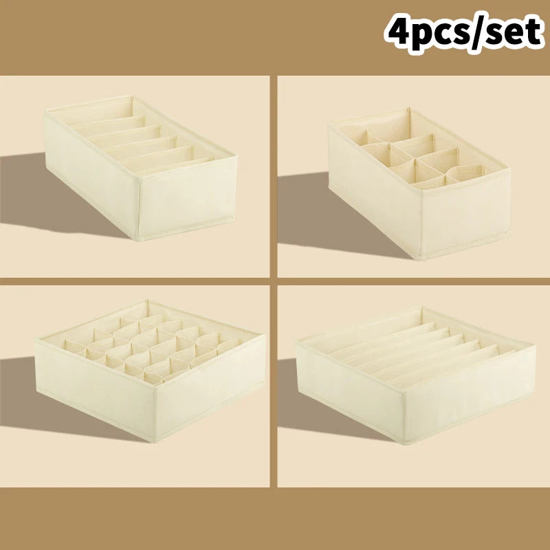 Household Wardrobe Box Cabinet Drawer Organizer Underwear Socks Bra Qme D5
