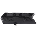 For Vertical Cooling Station Fast Controller Charger Charging Station Dock Cooling Fan & Charging Stand for Playstation 4 Qme black