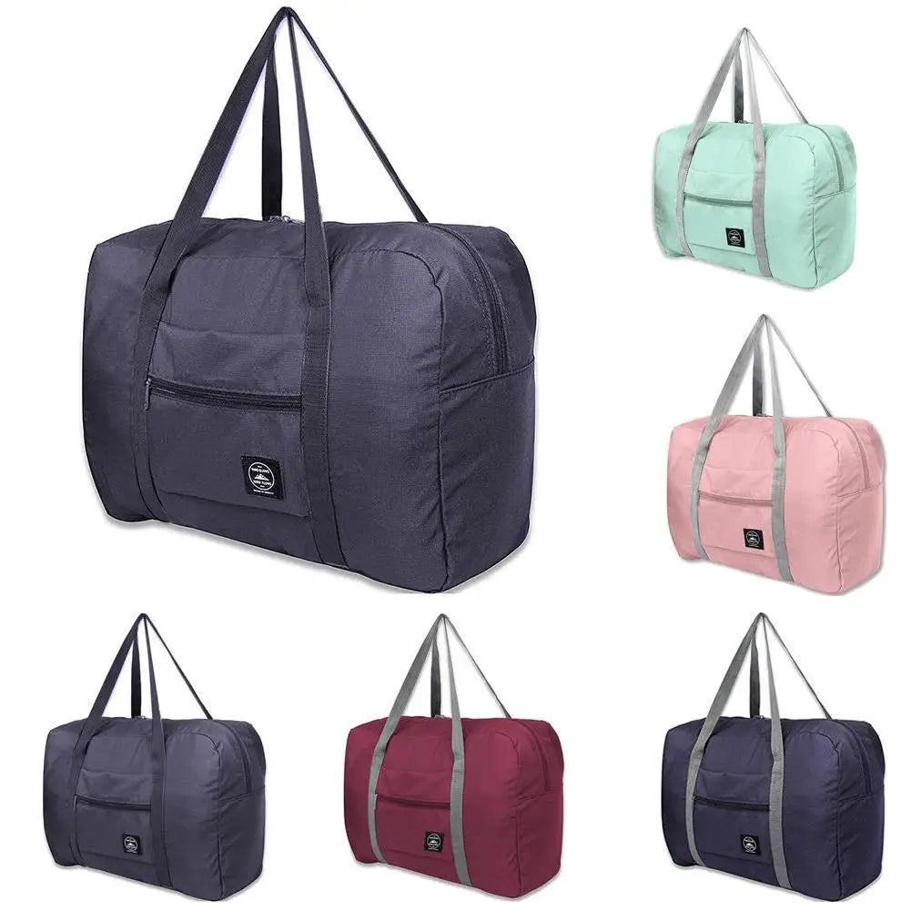 Women Men Travel Storage Clothes Packaging Organizer Foldable Travel Bags Nylon Large Capacity Bag Luggage WaterProof Handbags Qme