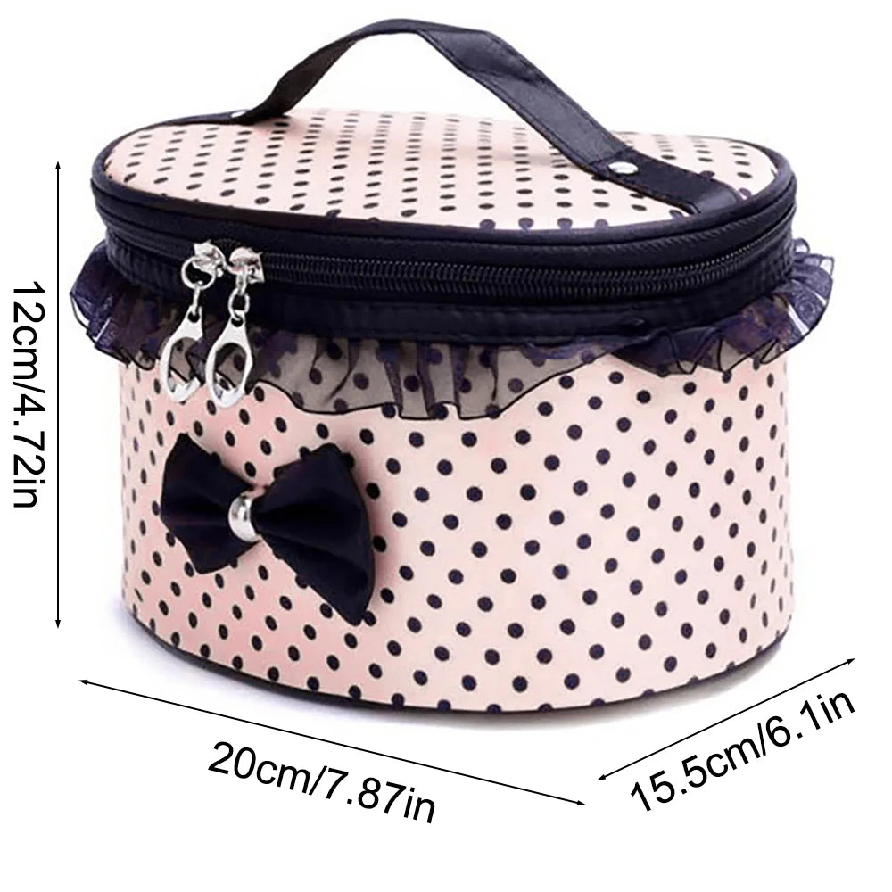 Random Organizer Bag Creative Cylinder Compressible Miscellaneous Toiletries Bag Waterproof Desktop Travel Storage Bag Qme