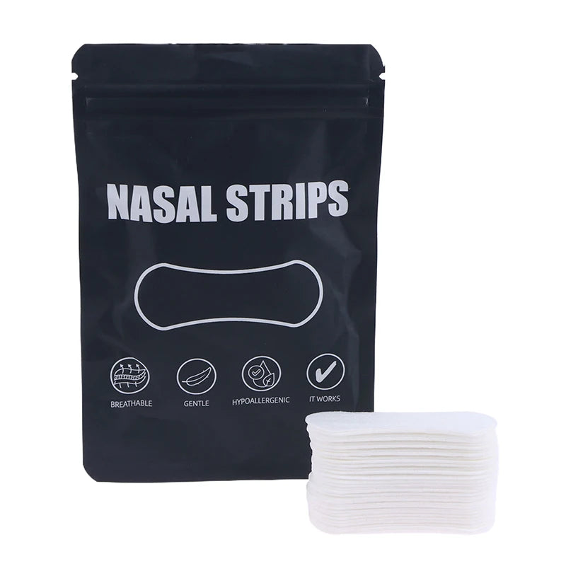 Better Breathing Nose Strips Anti Snoring Breathe Well Nasal Black Qme Transparent