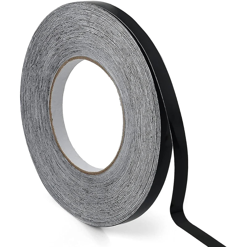 50M Tile Beauty Seam Stickers Tape 0.5/1cm Width Self-Adhesive Floor Waterproof Wall Gap Sealing Foil Decor StripTape for Room Qme Black 50m 0.5cm|China Mainland