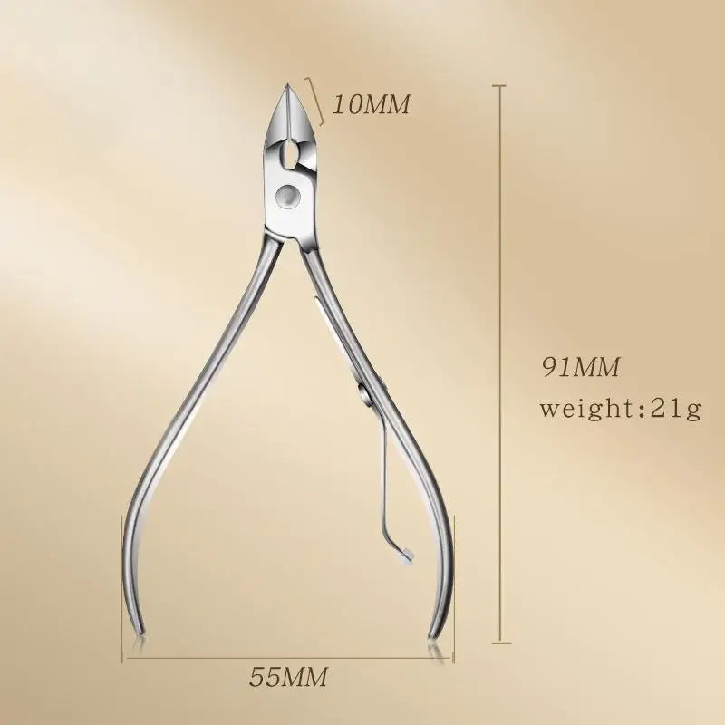 Durable Stainless Steel Cuticle Nipper Manicure Pedicure Clippers Qme A2