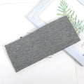 Unisex Solid Wide Elastic Hairband Running Sport Headband Yoga Qme GRAY