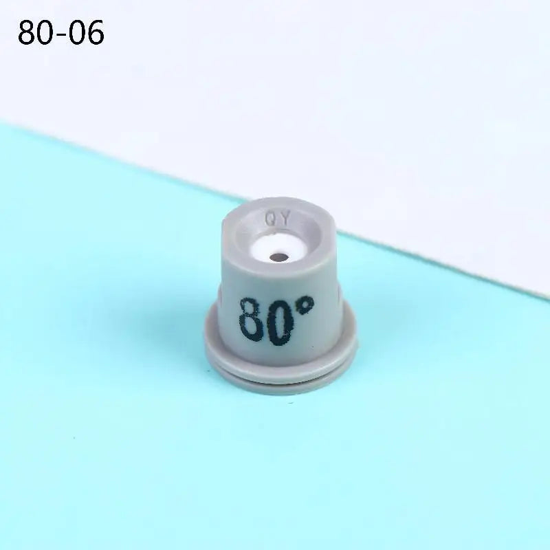Anti-drip Ceramic Hollow Cone Nozzle Pressure Mist 80 Degree Qme Gray