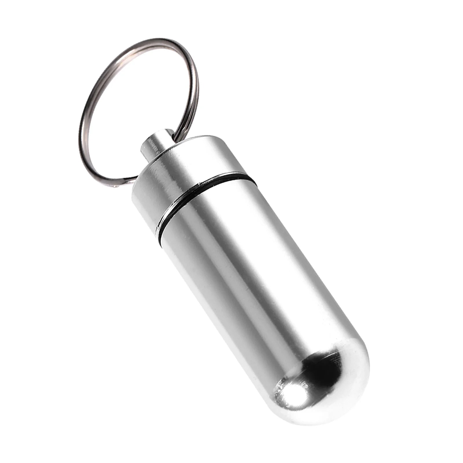 Medicine Perfume Container Travel Pill Box WaterProof Mini Keychain Tablet Storage Box Case Medicine Perfume Container Qme
