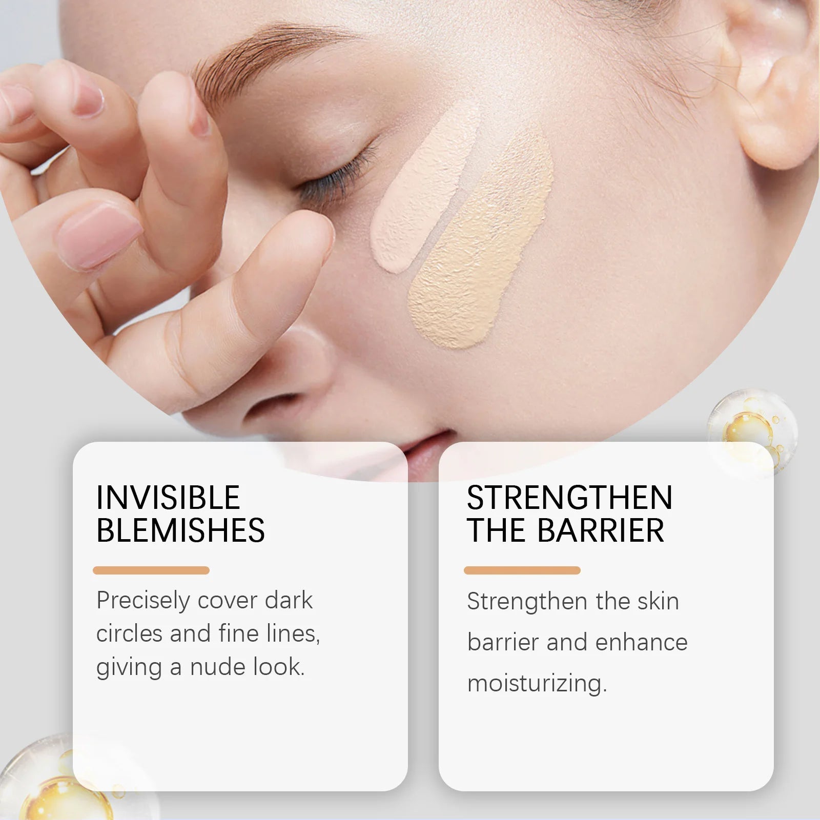 Eye Concealer Series Eye Blemishes Moisturizing Without Removing Makeup Light And Natural Fit Brighting Repair Concealer Makeup Qme