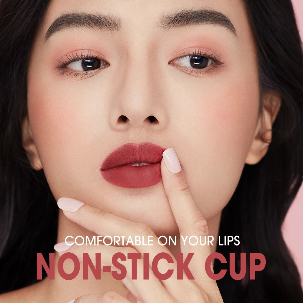 O TWO Matte Lipstick Lip Tint 8 Colors Waterproof Long Lasting Qme