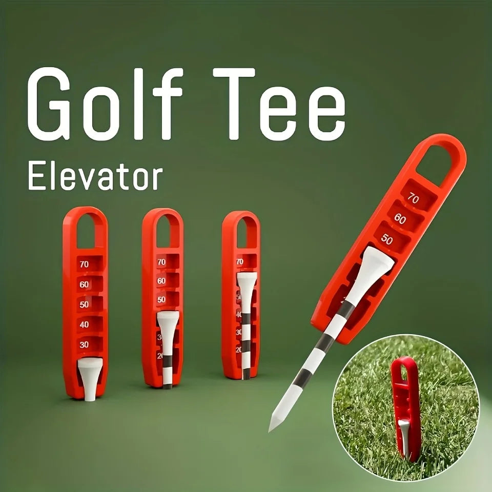 Golf Mount Lifter Ball Seat Height Regulator Golf Tee Stand Accurately Positioned At 20-70 Mm Gift for Golfers Supplies Sport Qme