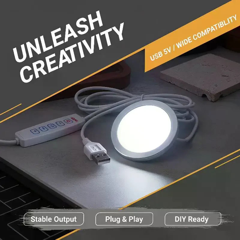 DC 5V 2W RGB LED Lamp Bambu Lab 3D Printer Durable Flicker Lighting Qme