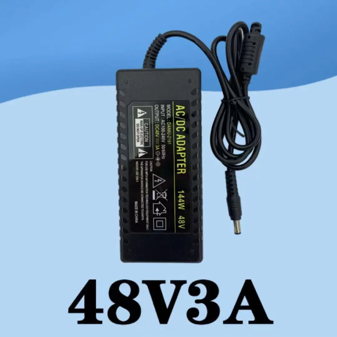 ESCAM Autoeye DC Power Supply 48V 3A Adapter Charger for CCTV POE Camera Qme AU Plug