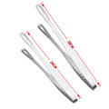 2Pcs Kitchen Tongs Barbecue Grill Tongs Stainless Steel Cooking Tweezers Food Meat Tongs Clip BBQ Tools Kitchen Gadgets. Qme 2PCS