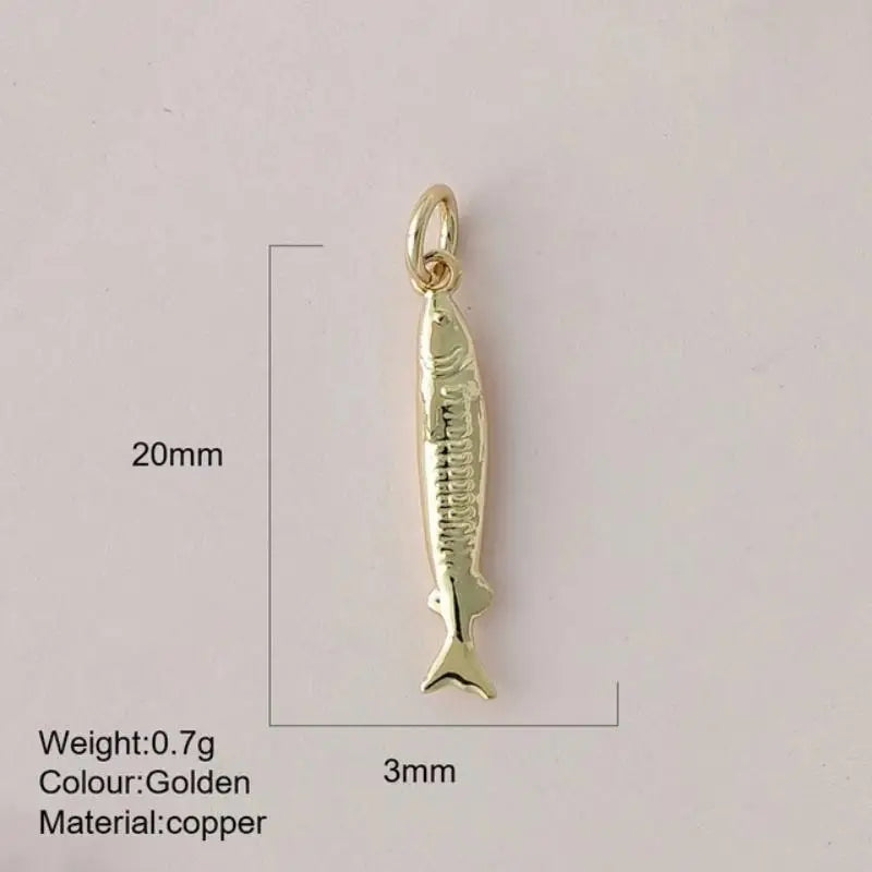 Fashion Cute Colored Enamel Fish Charms For Jewelry Making Supplies Bohemian Animal DIY Earring Bracelet Necklace Accessories Qme A19