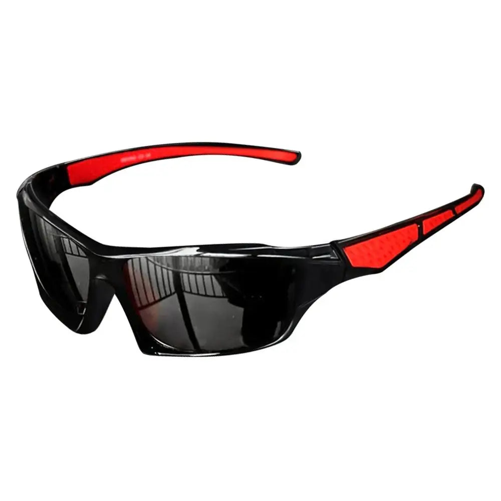 Polarized Sunglasses Men UV Protection Men's Sunglasses Polarized Comfortable Fashion Shades Outdoor Sport Eyewear for Driving Qme Black red