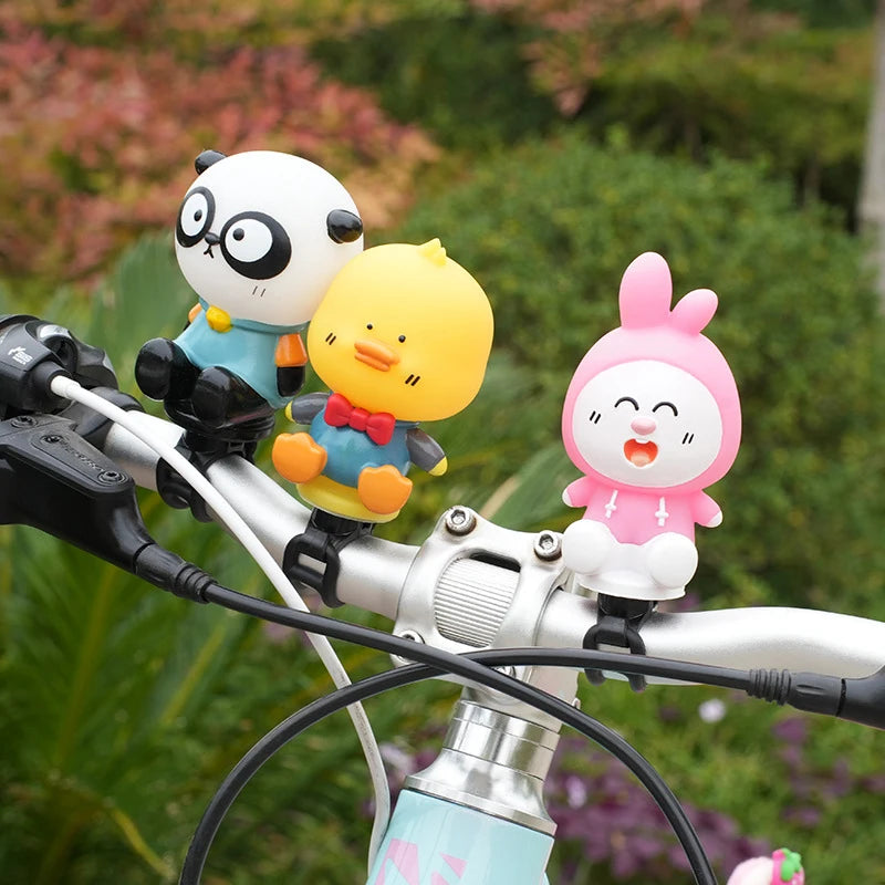 Cartoon Bike Horn Outdoor Squeeze Clearly Sound Bells Childrens Kid Qme