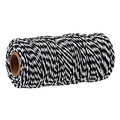 2mm Thick Butchers String Cotton Twine Meat Prep Trussing Turkey Barbecue Strings Meat Sausage Tie Rope Cord 100 Meters Qme Black