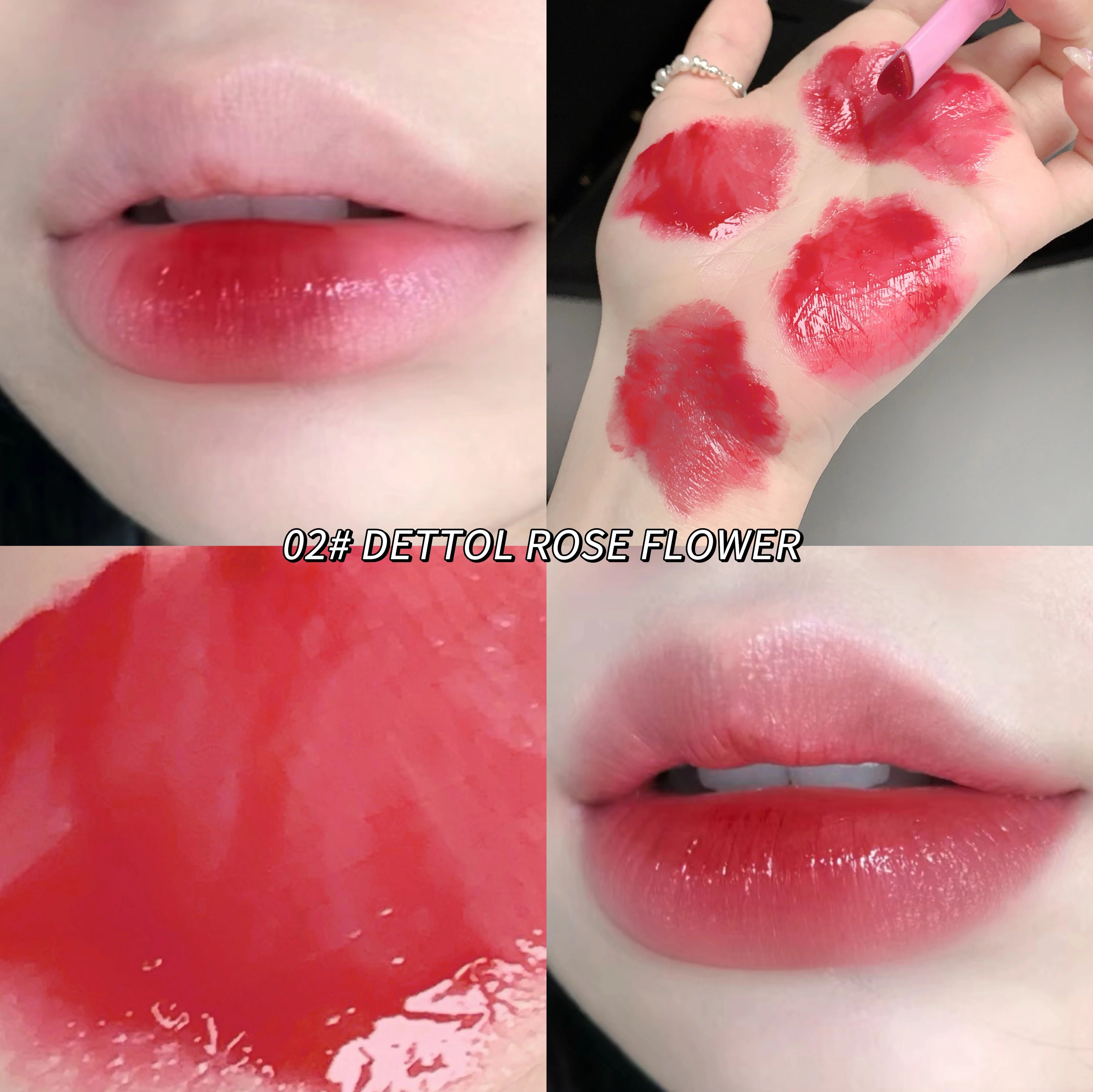 Gege Bear Translucent Crystal Jelly Lipstick Pen Moisturizing Water Qme GX1129-2