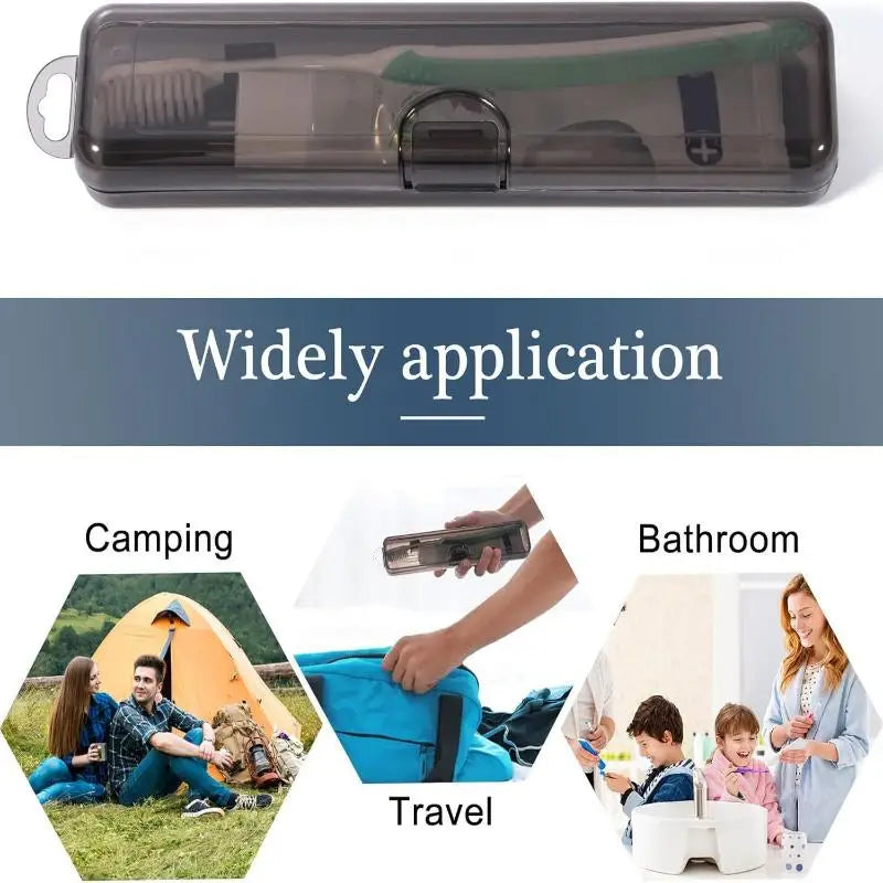 Plastic Toothpaste Box Storage Container Toothbrush Transparent Qme