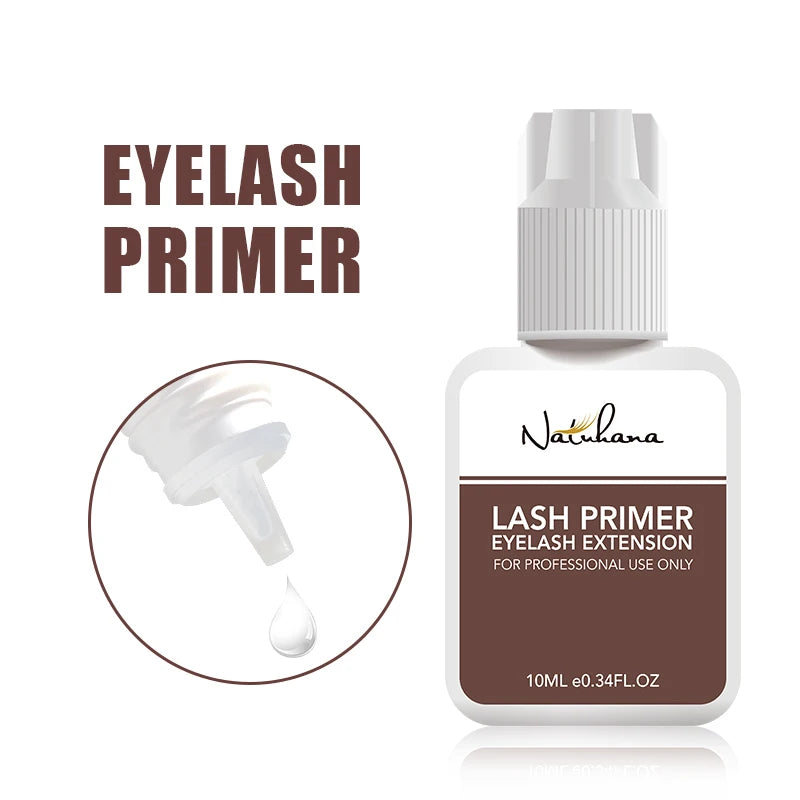 NATUHANA Bonder Eyelash Extensions Quick Drying Lash Adhesive Sealer Qme Primer