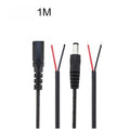 3pcs 1M 12V DC Male Female Connector Power Supply Cord Extension Cable for CCTV LED Strip Light Adapter Wire 5.5*2.1mm Qme 1M DC female
