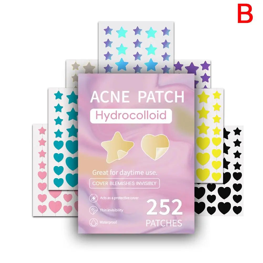 Colorful Star Pimple Patch Acne Colorful Invisible Acne Removal Skin Care Stickers Concealer Face Spot Beauty Makeup Tools Qme B CN
