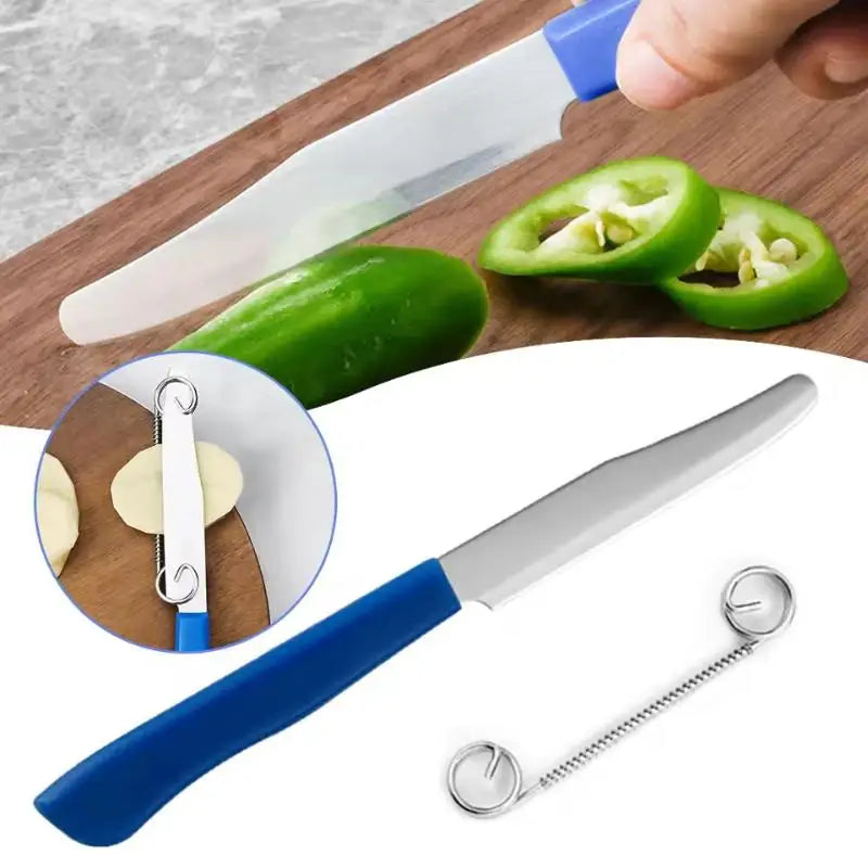 Versatile Stainless Steel Fruit Knives Peeler Ideal Kitchen Use Qme
