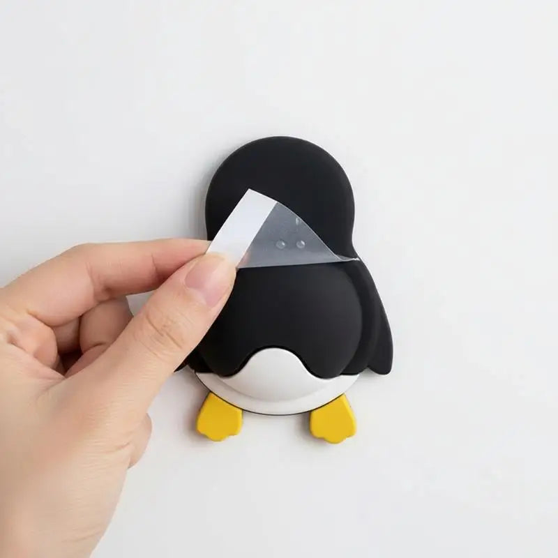 4PCS Door Stopper 3D Dog Cat Penguin Panda Anti Collision Self Adhesive Bumper Furniture Protector Home Improvement Qme