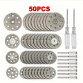50-piece diamond cutting disc set, suitable for stone, ceramic, resin, metal and other DIY crafts Qme 50pcs