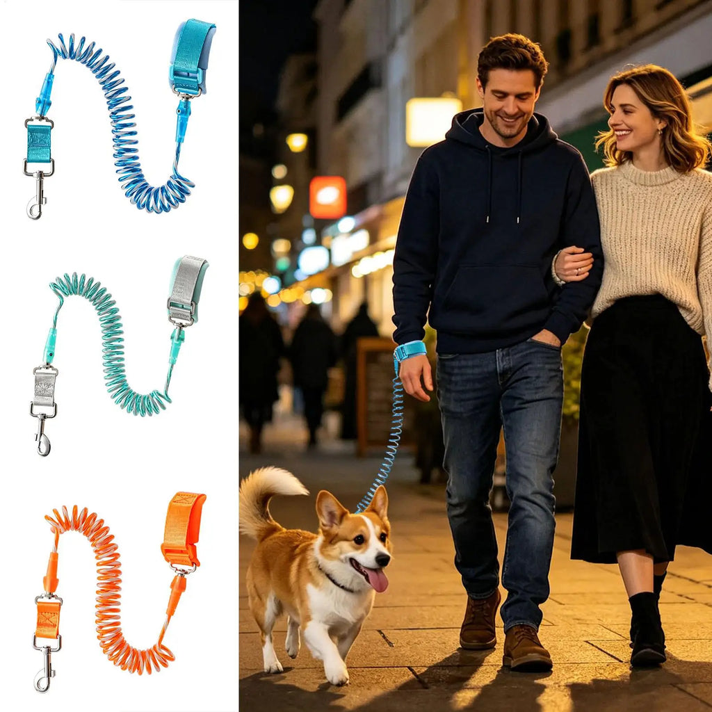 Dog Traction Rope Reflective Heavy Duty Retractable Large Dog Walking Traction Rope for Outdoor Walking Training Running Travel Qme