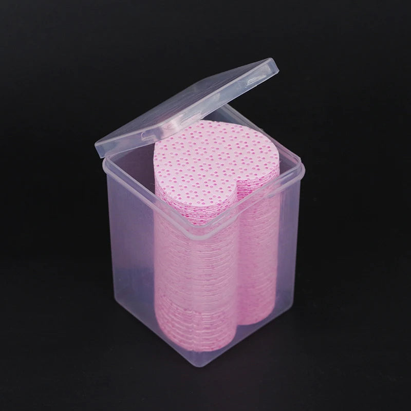 Remover Nail Polish Wipes Lint Paper White Cotton Art Removal Clean Qme A5