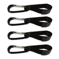 2/4Pcs Baby Stroller Hooks Wheelchair Shopping Cart Nylon Velcro Hooks Household Portable Metal Buckle Hooks Shopping Cart Hooks Qme 4Pcs