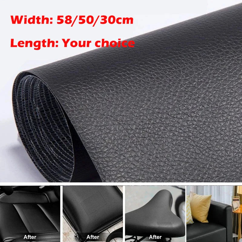 Artificial Leather Repair Patch Leather Repair Sticker Leather Craftsmanship Renovation Sofa Car Seat Bag Self-Adhesive Qme