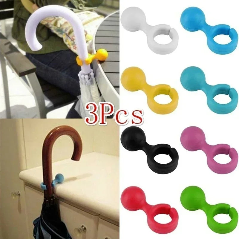 1/3PCS Easy-to-Use Desk or Table Clip Walking Stick Cane Holder on Table Rest Umbrella Hanger Phone Support Stand Qme