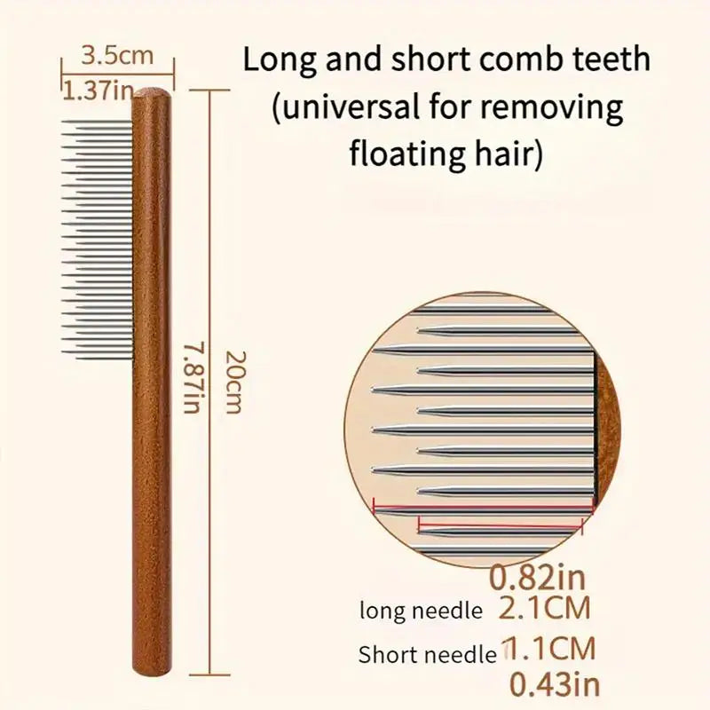 Eye-poop Comb Cat Hair Pet Clean Supplies Woodiness Facial Cleaning Qme
