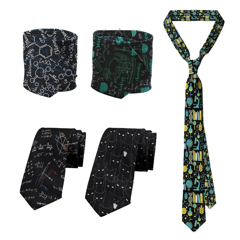 Interesting Creative Mathematical Formulas Casual Tie Scientific Qme