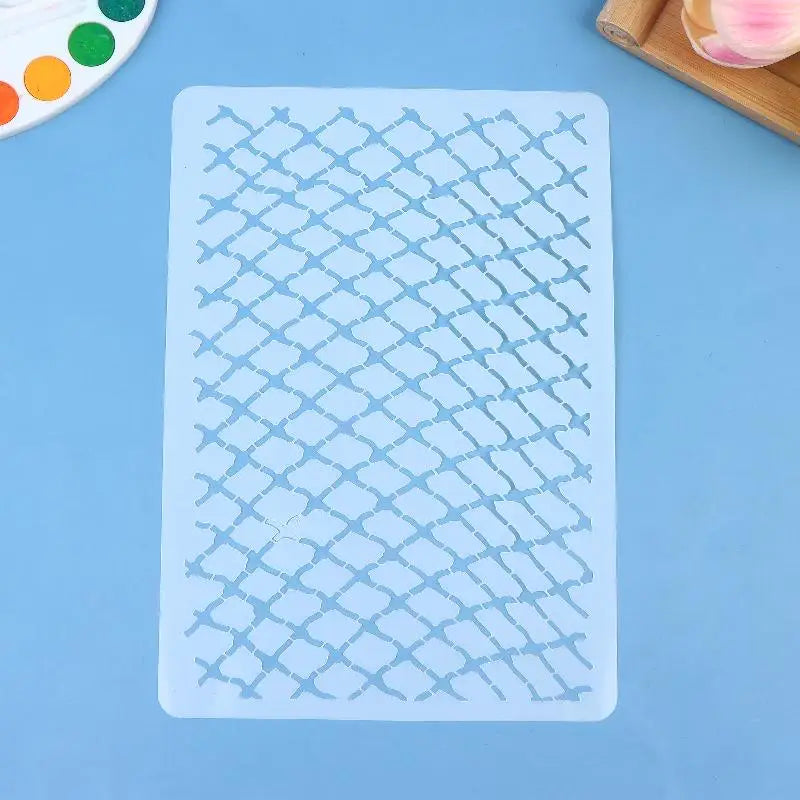 DIY Scrapbooking Reusable Bird Pattern Stencil Card Making Crafts Qme