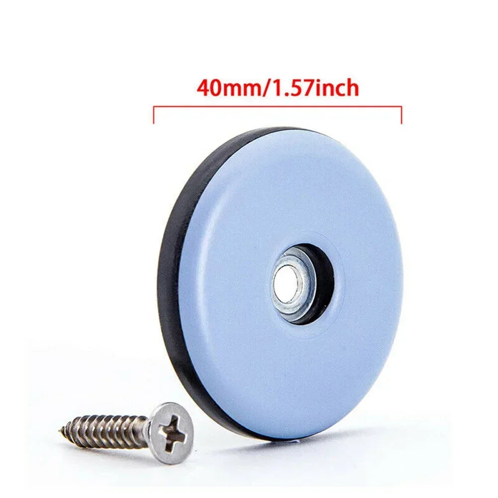 20pcs/set Furniture Feet Sliders With Screws Furniture Glides Sliding Block Table Chair Leg Mat Carpet Hardwood Floor Protector Qme 40mm