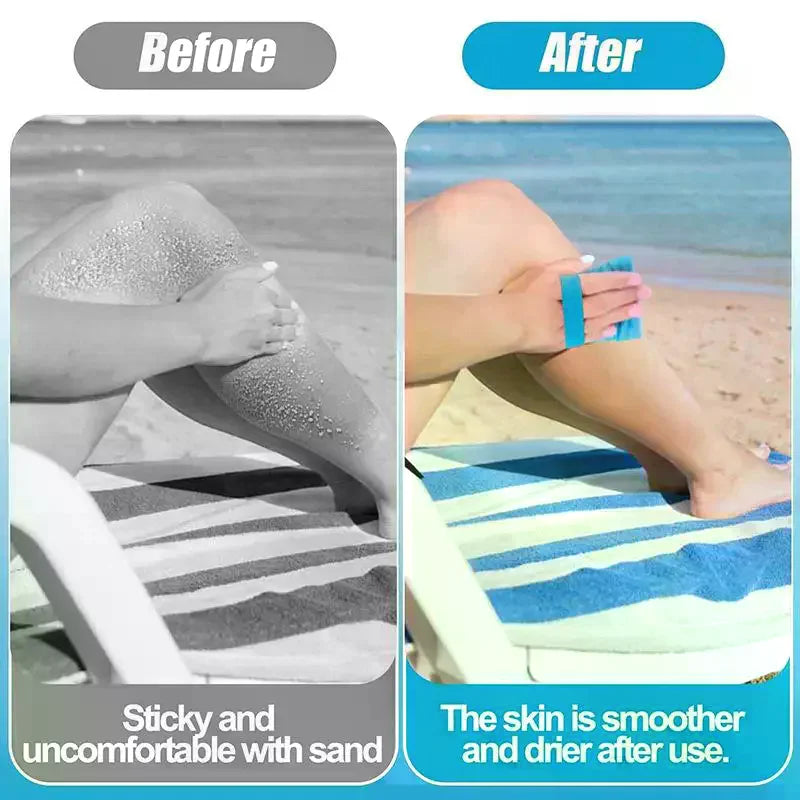 Sand Remover Beach Sandbag Powder Bag Removal Brush Vacation Camping Qme