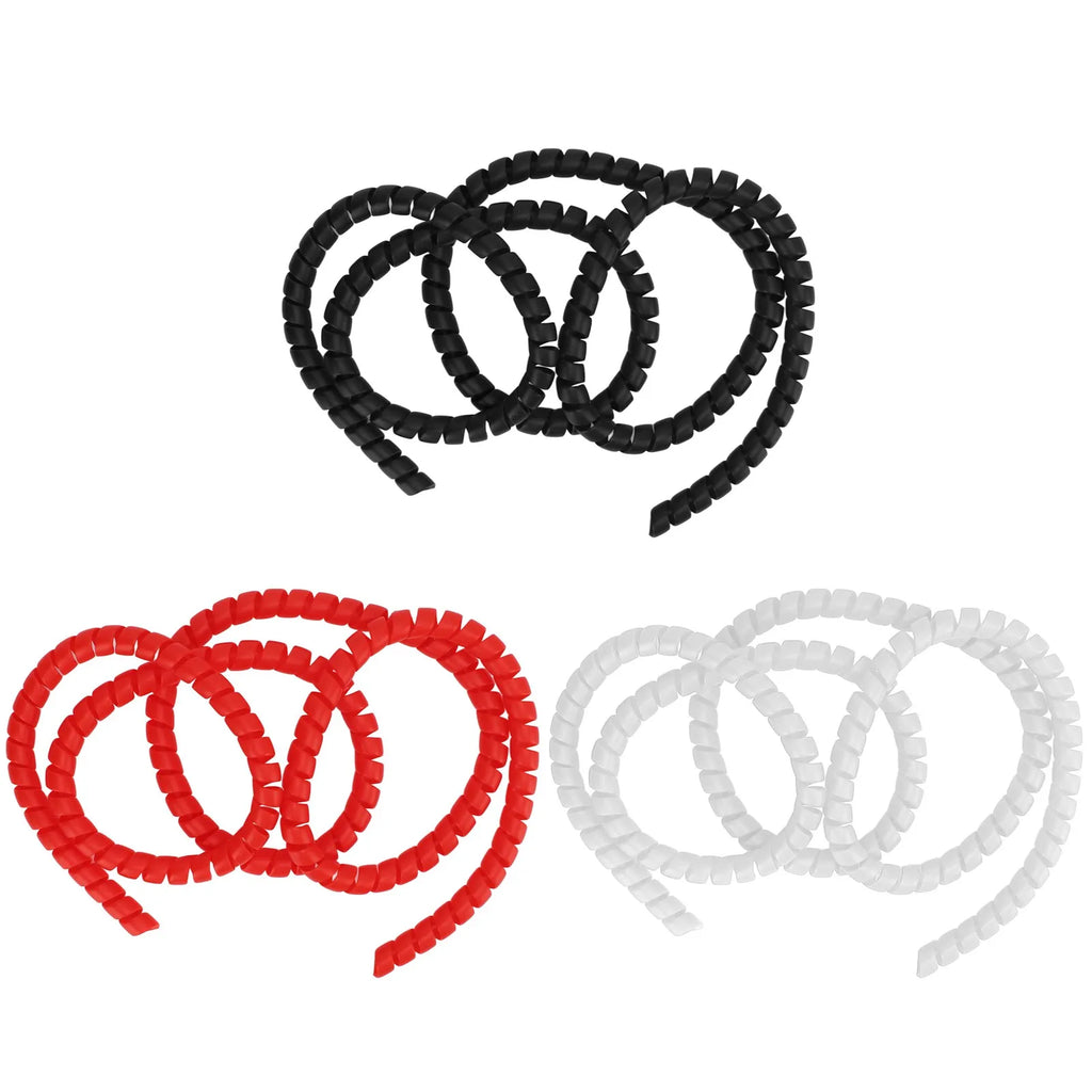 Scooter Spiral Cable Wire Wrap Plastic Spiral Brake Line Wrap for M365 Pro Electric Scoooter Spiral Brake Line Wrap Qme
