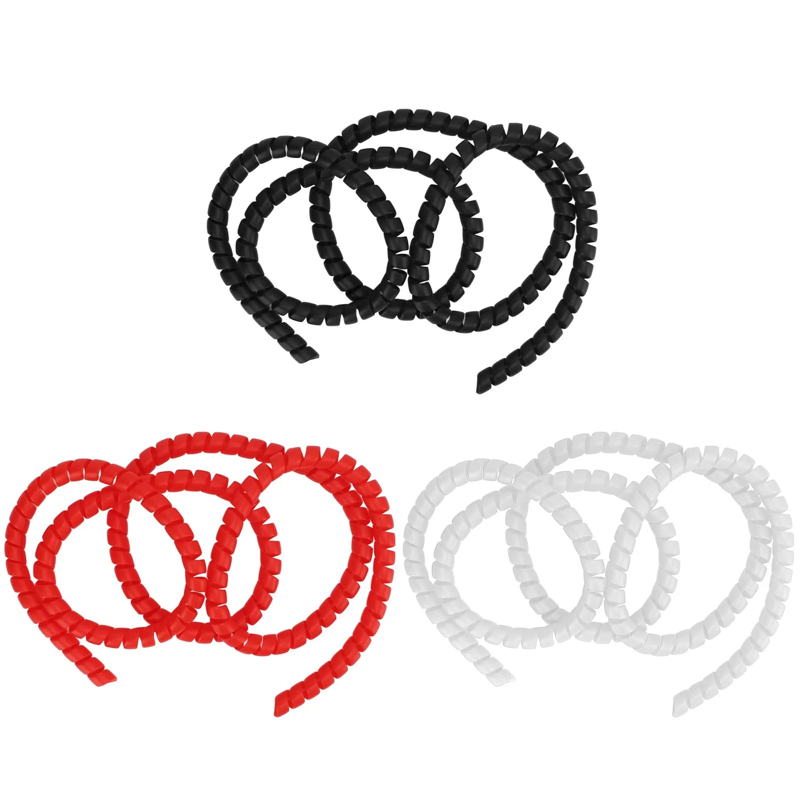 Scooter Spiral Cable Wire Wrap Plastic Spiral Brake Line Wrap for M365 Pro Electric Scoooter Spiral Brake Line Wrap Qme
